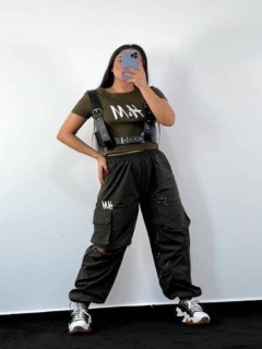 ست نیم تنه شلوار هارنس دار